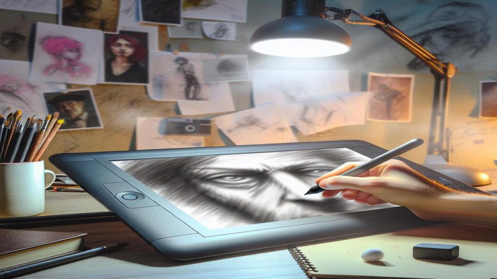 Jak rysować twarz na tablecie graficznym?